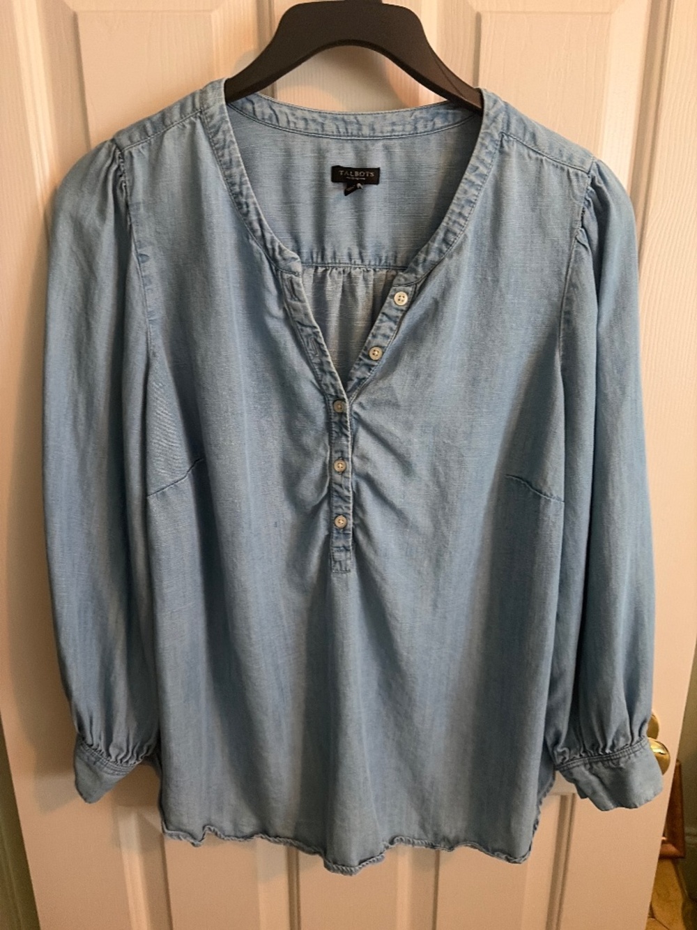 Talbots denim shirt
